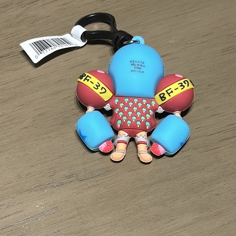 NWT One Piece Action Figure Set of 2 Keychains Tony Tony Chopper & Franky OS - Picture 6 of 6